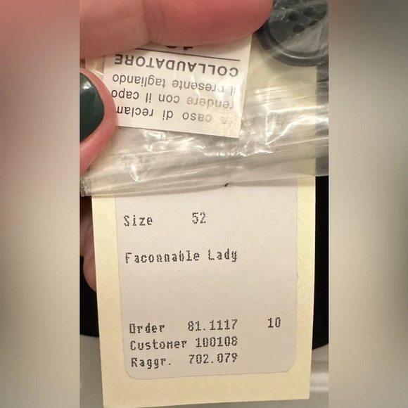 NWT Faconnable Women’s Navy Wool Blazer Size 14 - Picture 5 of 6